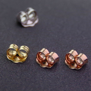 臻怡18K金卷耳迫G750耳逼耳夹耳塞耳托全金耳堵耳背小号耳钉卷迫