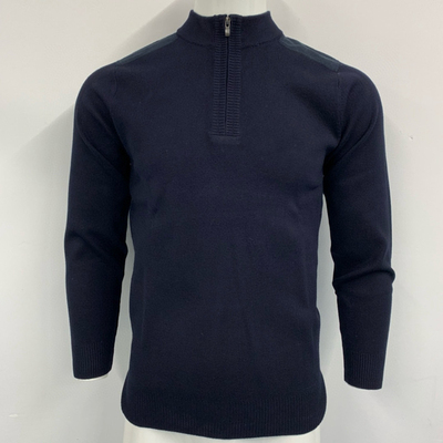 无标好质量圆领V领毛衣羊毛衫 高领长袖毛衣单位同款背心针织衫