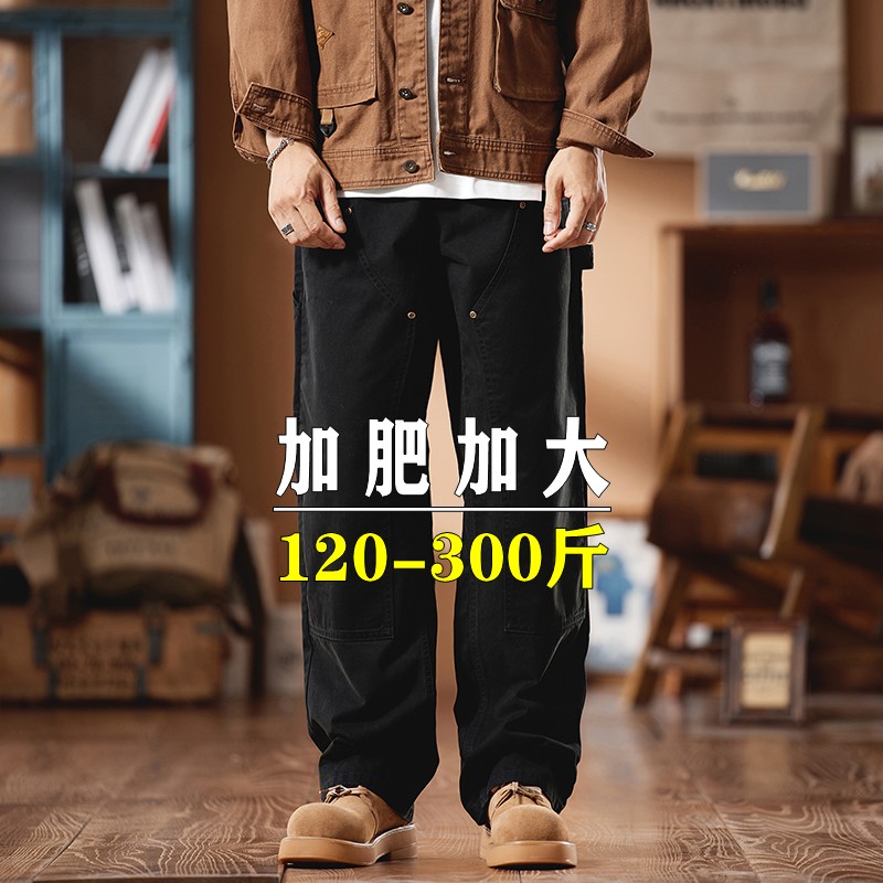100%纯棉时尚宽松阔腿休闲裤