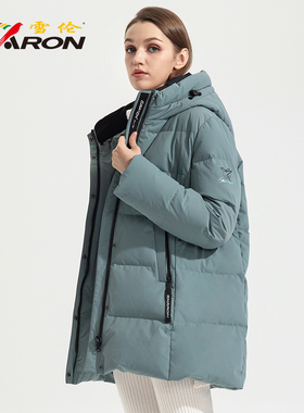 SHARON/雪伦羽绒服冬季修身连帽户外外套