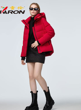 雪伦女羽绒服防风短款保暖时尚都市绒域2025新款