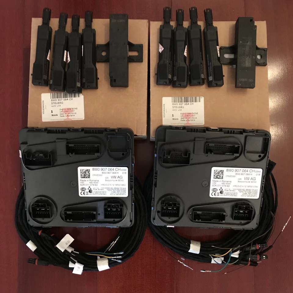 奥迪新A3/A4L/A5/A6L/Q5L/Q7原厂无钥匙进入系统无损升级一键启动