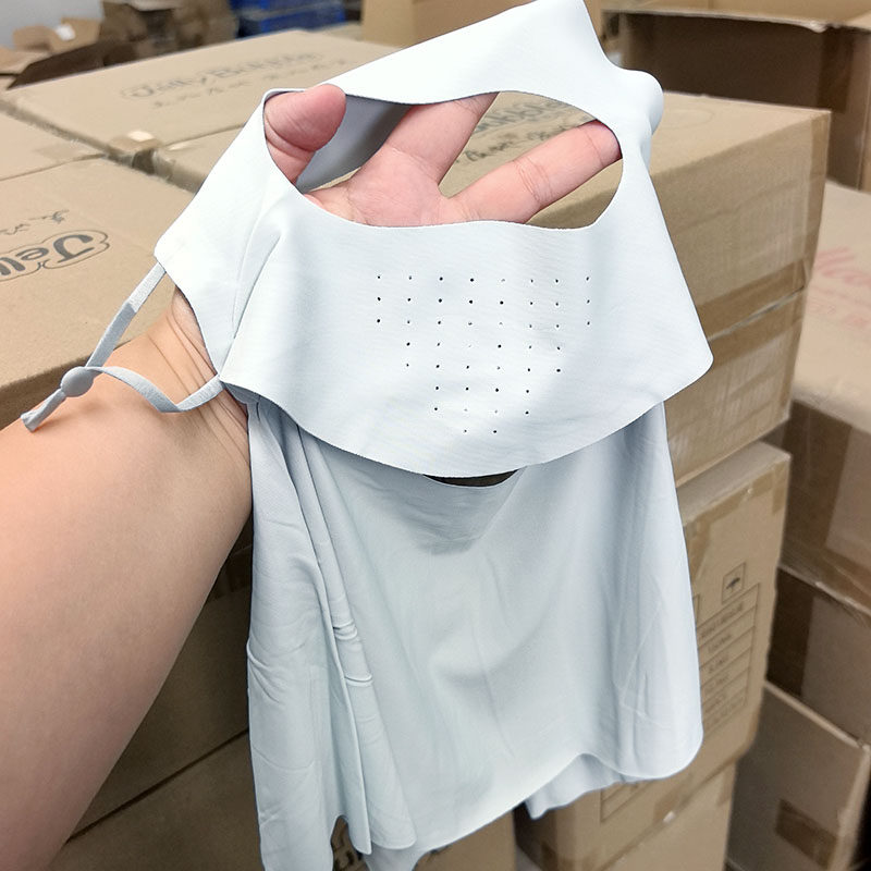防晒面罩~可喝水 护脖 全脸遮阳 透气 防紫外线 夏季户外口罩