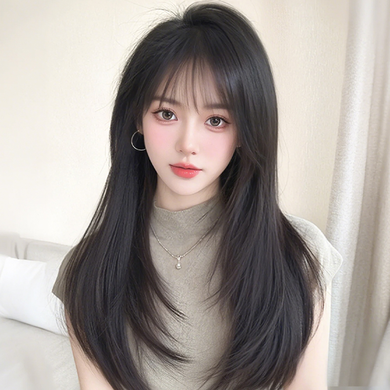 气质女神修颜中长锁骨发