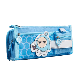 三年二班x麦和 蛋仔派对笔袋正版小学生文具盒男孩款女孩一日之用铅笔盒新款文具袋男宝大容量铅笔袋幼儿用品