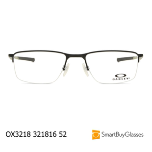Oakley/欧克利 男士半框眼镜架商务光学镜框黑色 OX3218