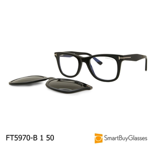 汤姆福特TomFord眼镜架男女磁吸墨镜套方框板材眼镜FT5970-B