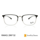 rayban雷朋眼镜眼镜架男女简约方框金属框架镜 RX6421