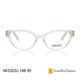 Versace范思哲猫眼框眼镜架女时尚 透明板材镜架VK3322U