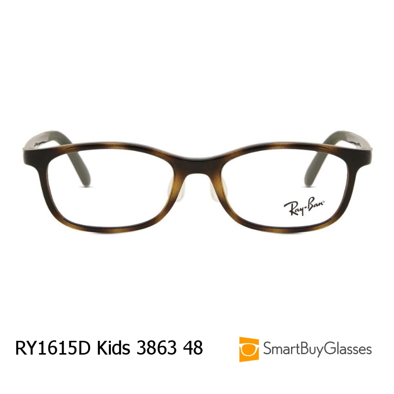 儿童眼镜架rayban kids雷朋眼镜板材长方框镜架 RY1615D