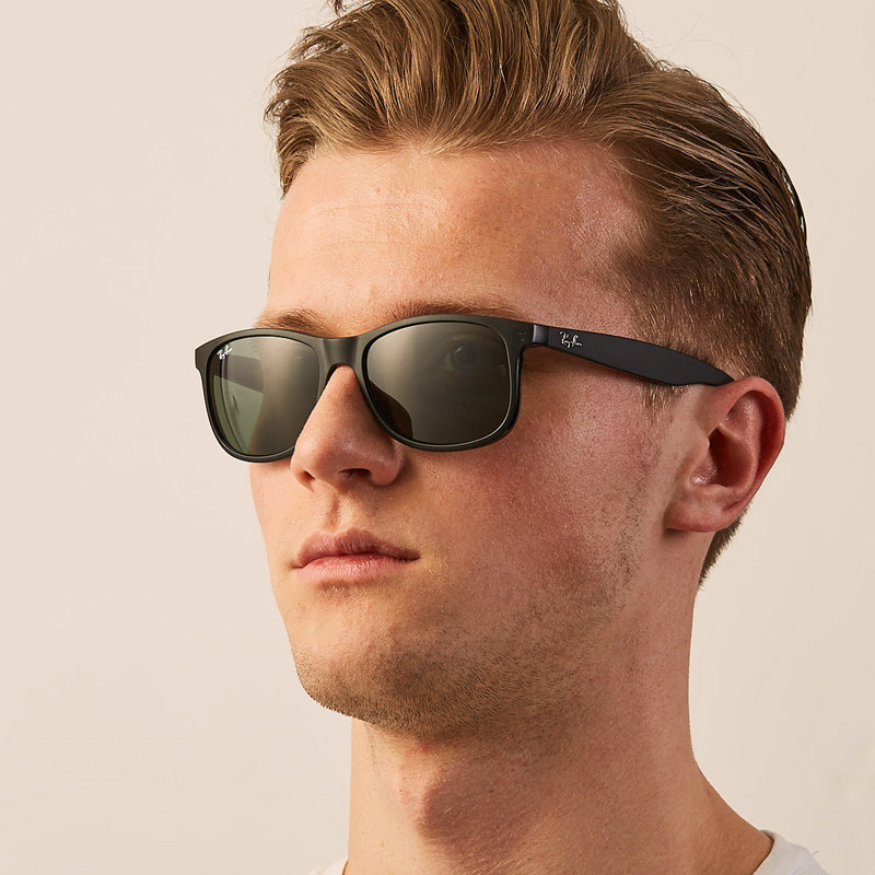 rayban墨镜Wayfarer板材黑色太阳眼镜 RB4202
