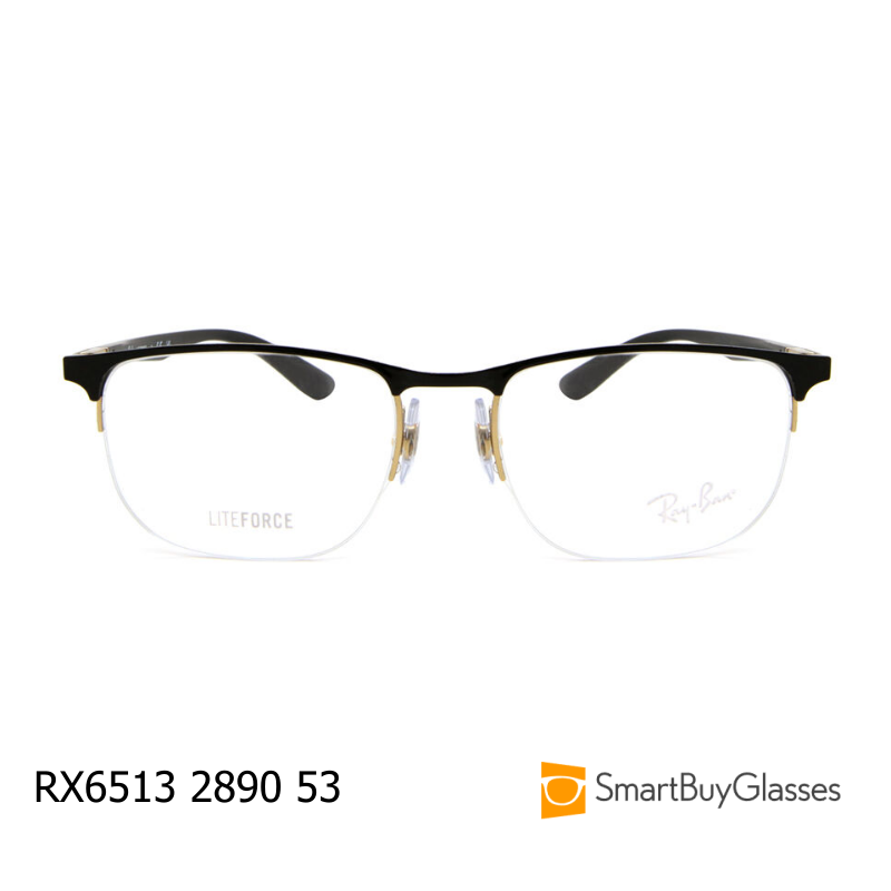 Ray-Ban/雷朋 光学眼镜男女复古半框金属框架镜近视眼镜 RX6513