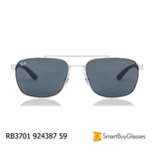 雷朋墨镜rayban飞行员太阳镜男士 金属框架墨镜防晒偏光RB3701