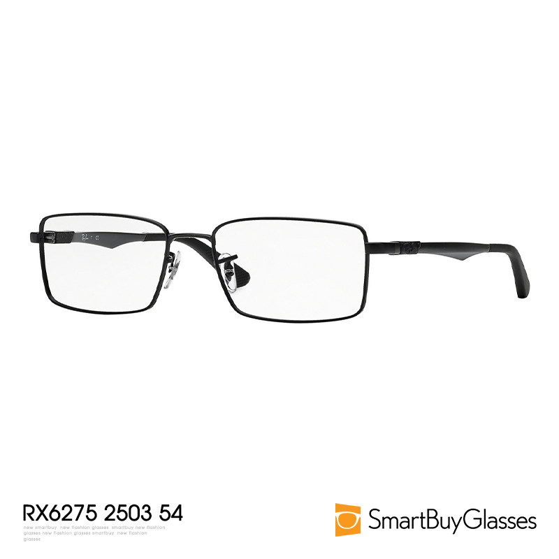 Ray-Ban雷朋框架镜细方框商务办公风可配防蓝光近视框架镜 RX6275