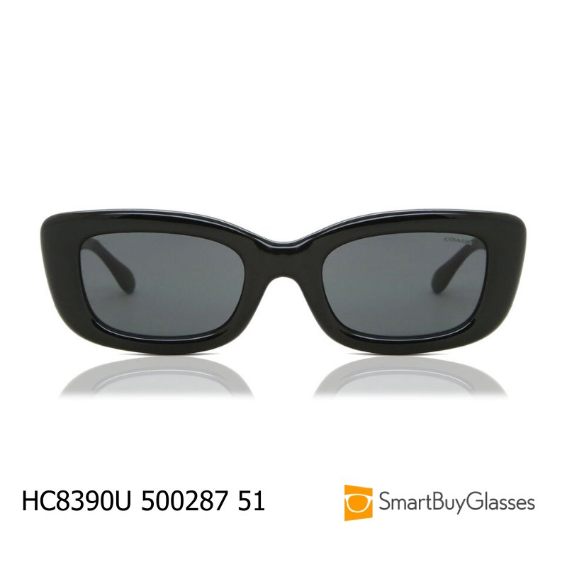 coach墨镜方框女士潮流复古眼镜黑色太阳眼镜HC8390U