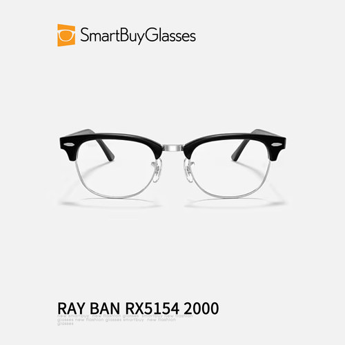 rayban眼镜雷朋男女通用半框镜框