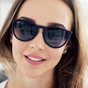 Rayban雷朋太阳眼镜经典 复古大框椭圆形细巧精致墨镜RB4171