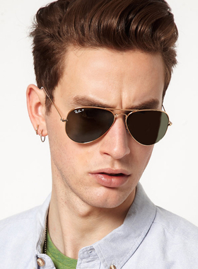 Rayban雷朋太阳眼镜张艺兴同款双梁个性飞行员墨镜 RB3025