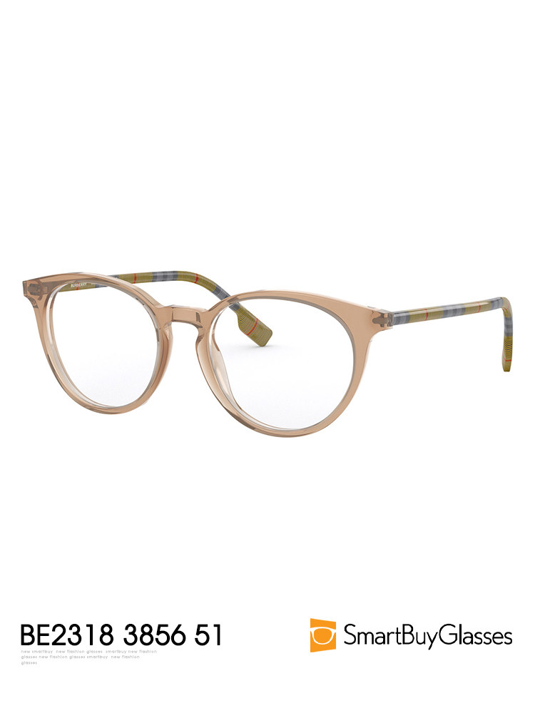 BURBERRY/博柏利眼镜架 时尚经典条纹款轻便女士办公框架镜BE2318
