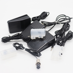 点胶机脚踏开关 滴胶机手动开关控制器脚踏板直孔3孔4孔开关配件