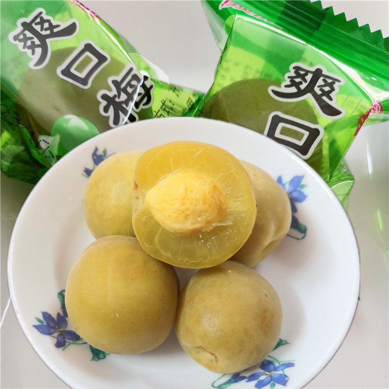 颜派爽口梅清脆爽梅子腌制散装新鲜大青脆梅青梅年货零食福建特产