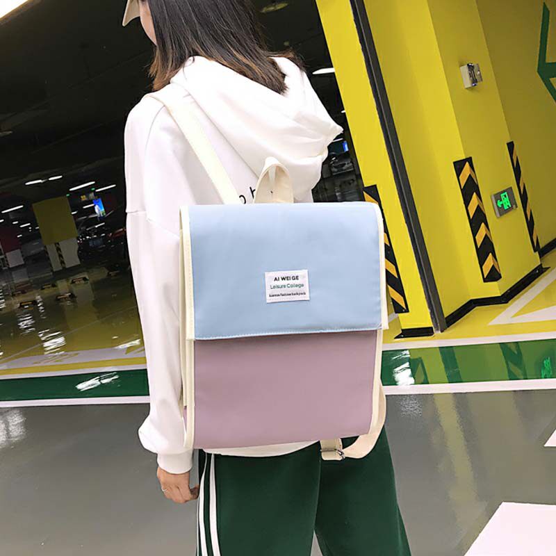 森系書包女學生韓版校園學院風背包尼龍雙肩包女2019新款百搭時尚在類目 箱包皮具/熱銷女包/男包, 雙肩揹包中 - 來自Buy2taobao.com提供專業的淘寶代購服務