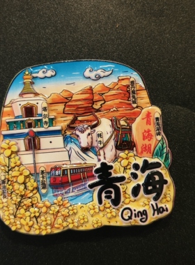 青海达瓦文创 树脂冰箱贴