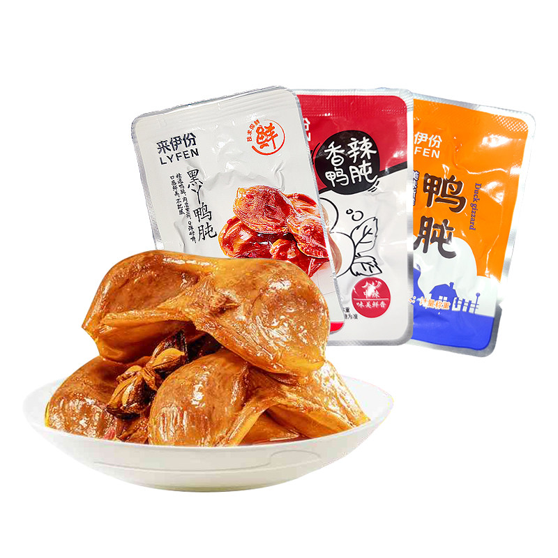 来伊份鸭肫250g肉类鸭肉小吃特产