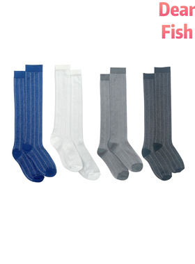 DEARFISH【星夜纱】春夏亮感新款薄透款小腿女袜时尚设计师高颜值