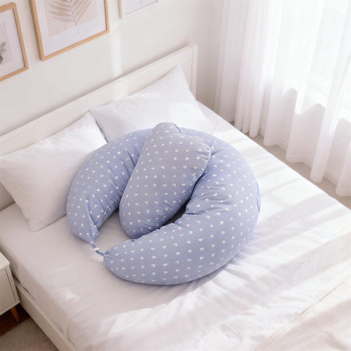 哺乳孕妇枕1.85 米大尺寸托腹软弹亲肤 辅助孕晚期睡整觉护腰枕
