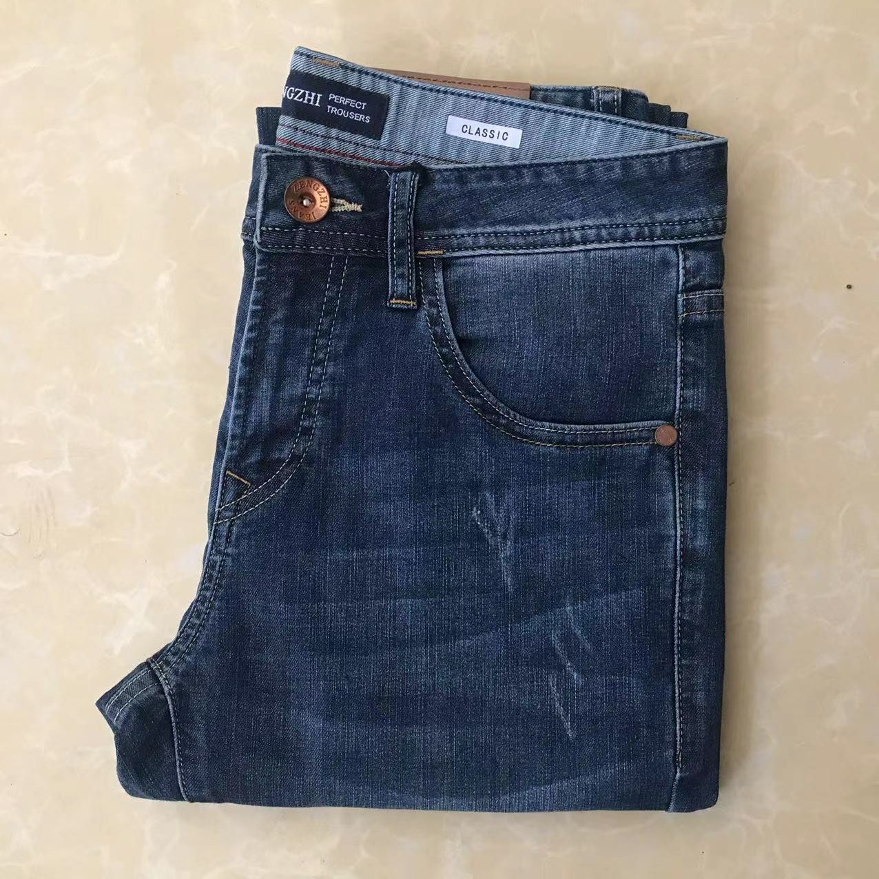 增致牛仔九分裤夏季薄款