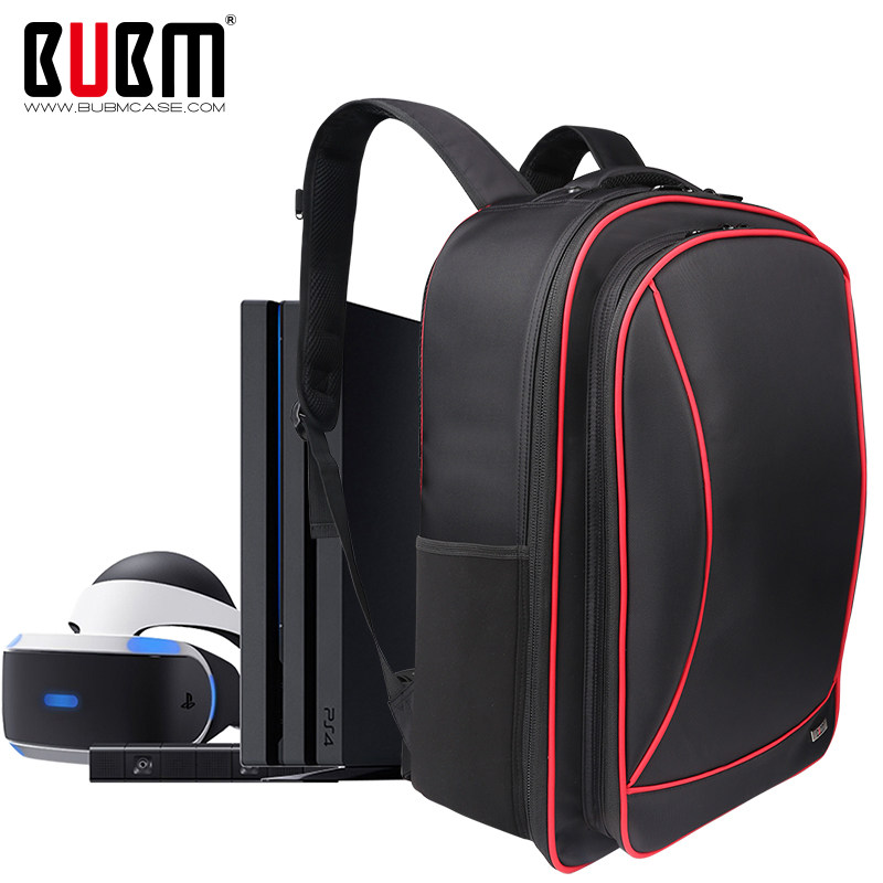 BUBM PS4 Host double shoulder bag PSVR SONY helmet VR Glasses Pack PS4pro knapsack Travel Pouchin the Video game/Fitting/Game/Raiders ,  PS Host Accessories , Hosting package  category - from Buy2taobao.com to provide professional Taobao agent buy service