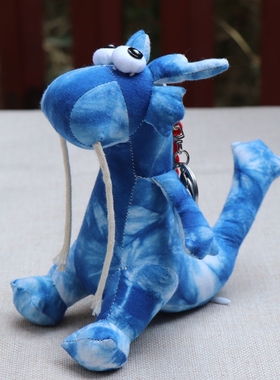 民族特色布艺扎染大眼龙装饰