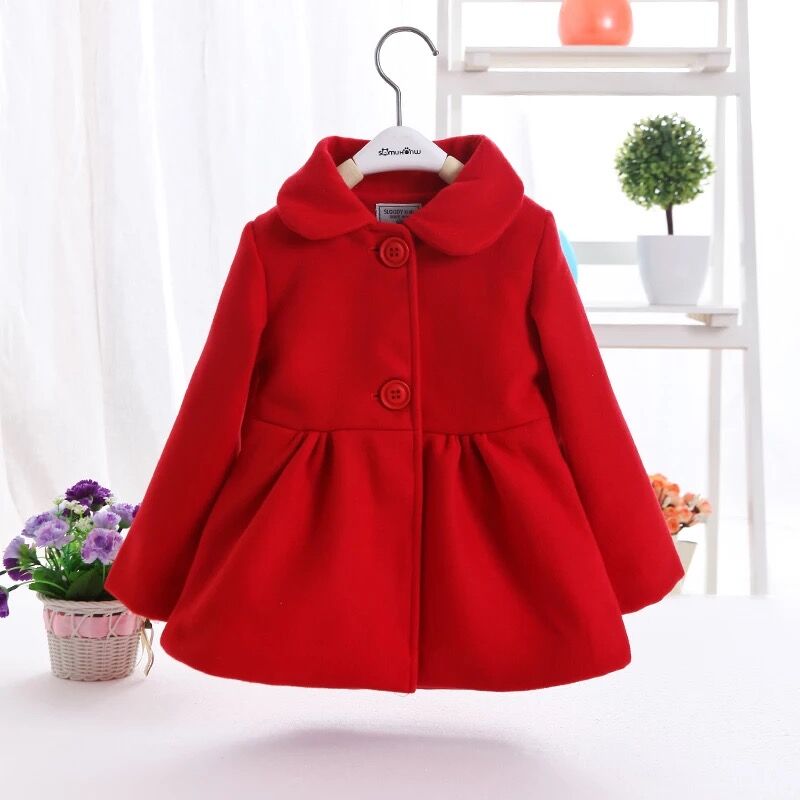 Manteau pour fille en laine - Ref 2161759 Image 1