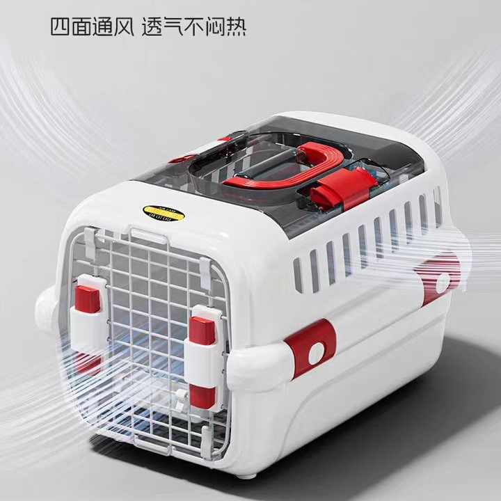 宠物天窗猫咪航空箱猫咪外出托运猫笼子狗狗航空折叠车载包大
