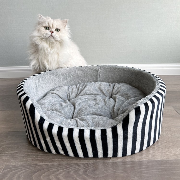 猫咪安全感窝冬季保暖半封闭猫窝猫猫睡觉窝半包围宠物半封闭猫窝