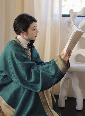 碧桃3.0｜经典口碑款 万历圆领对襟长衫长袄明制汉服有口袋杉水集