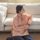柿柿如意 纯棉汉服上衣 衬衣宁靖王夫人吴氏 大明老钱风 翻领衫