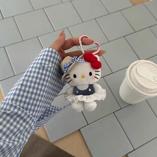 KT猫卡通动漫blackpink玩偶娃娃毛绒玩具钥匙扣挂件女生背包饰品