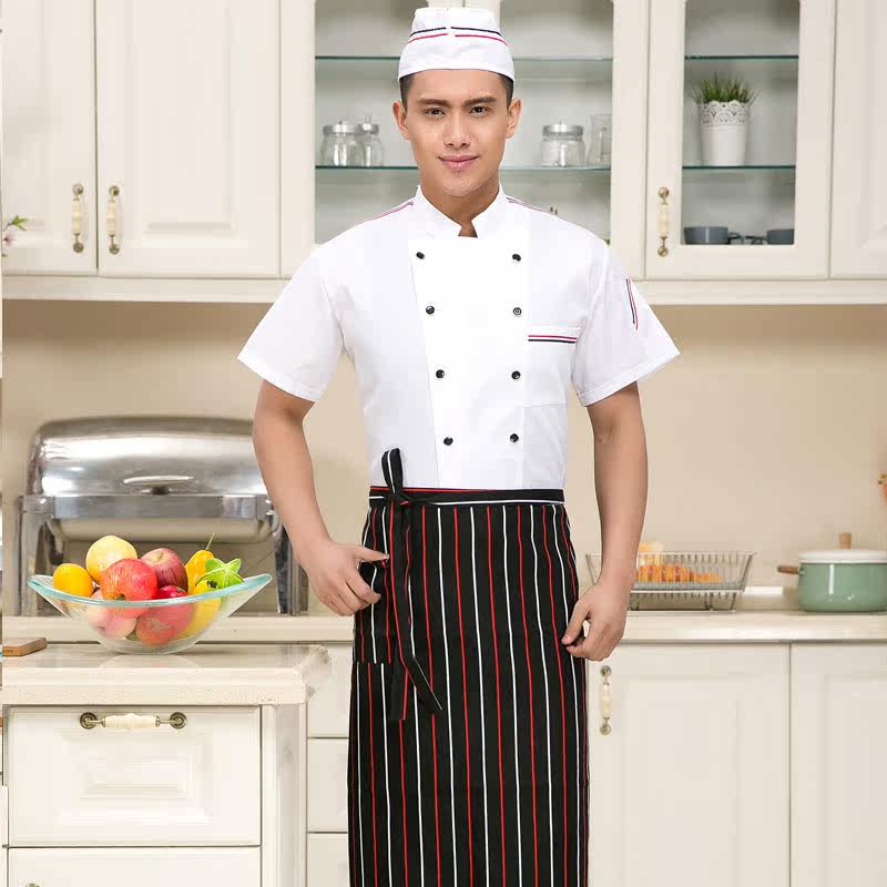 Veste chef cuisinier en polyester - Ref 1908128 Image 4