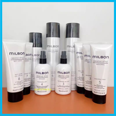 milbon玫丽盼维束造型4号摩丝喷雾发胶发蜡发乳凝霜10号雾面喷胶