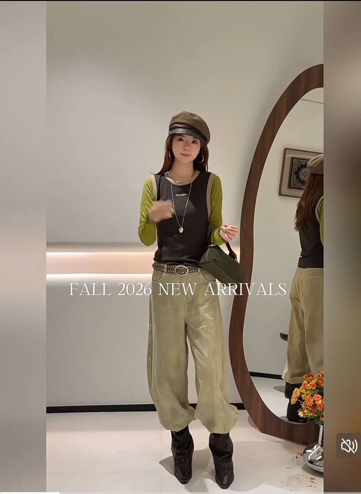 欧洲站2026秋冬新款设计感小众宽松显瘦百搭休闲裤长裤女8679