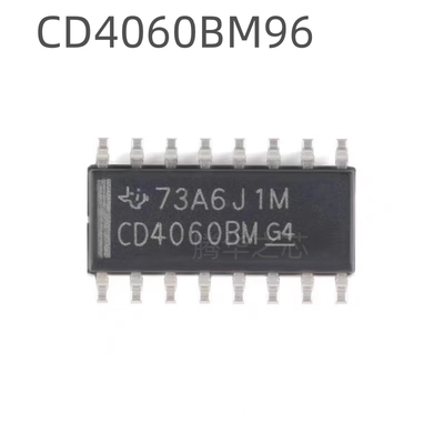全新 CD4060BM96 丝印CD4060BM 封装SOP16 纹波进位二进制计数器