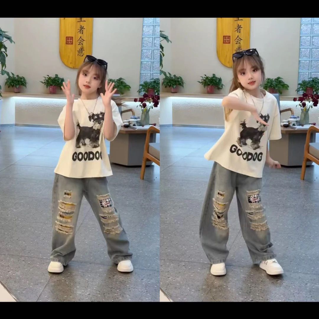 女童夏装套装2026新款洋气中套装