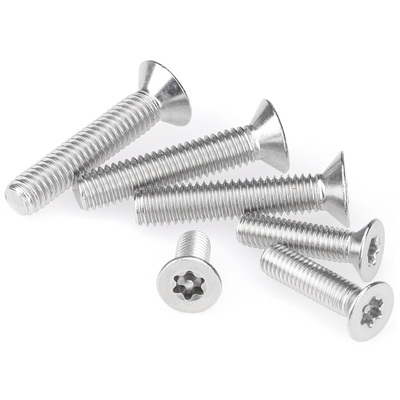 304不锈钢沉头梅花带柱螺丝防拆防盗螺栓M8M10*60x70x80x90x100mm