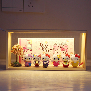 送女生hellokitty系列礼物玩偶公仔凯蒂猫摆件生日盲盒小女孩儿童