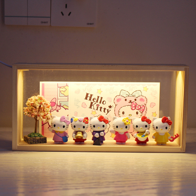 hellokitty系列礼物玩偶公仔凯蒂猫摆件盲盒生日可爱送女生小女孩