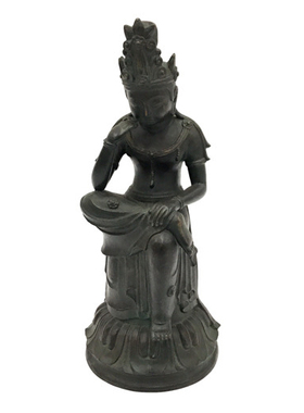 山本山雲作铸铜菩萨像，重6.5公斤，高42厘米，全球限量1000个