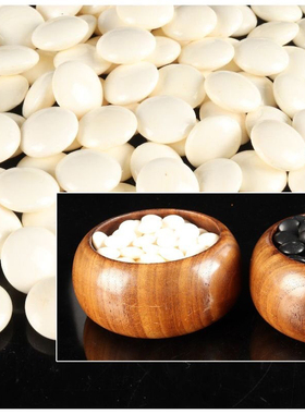 日本36号围棋 ，白子为天然贝壳，180颗，黑子为那智黑石181颗