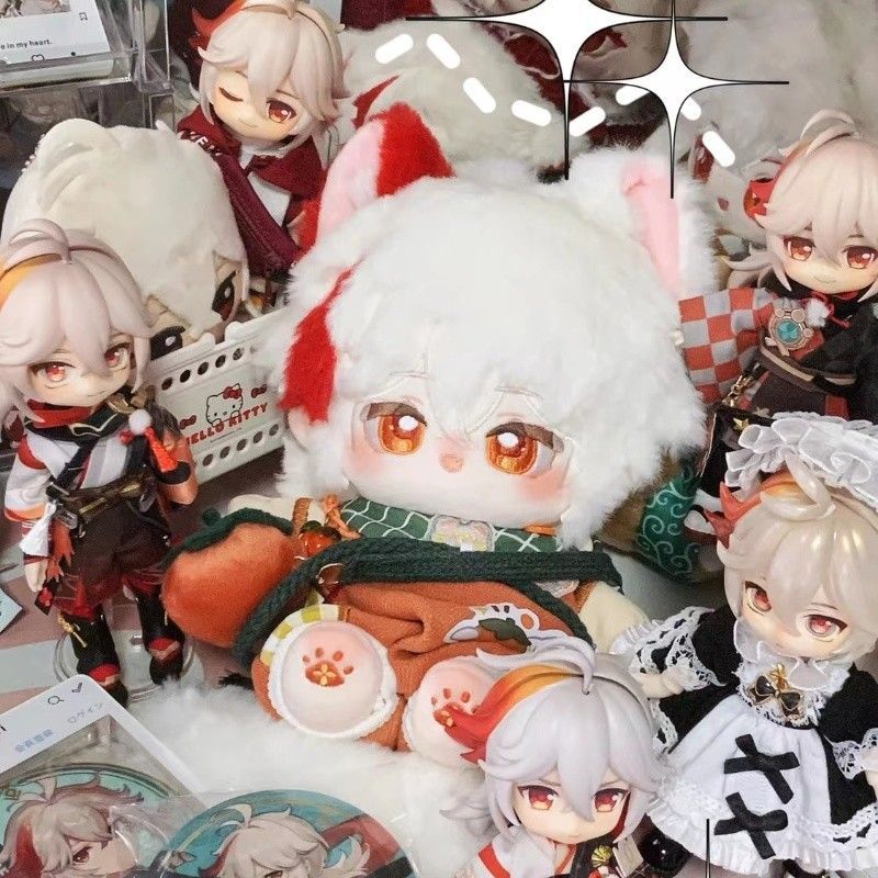 枫原万叶棉花娃娃20厘米裸娃原神游戏周边叶天帝玩偶可爱公仔正版